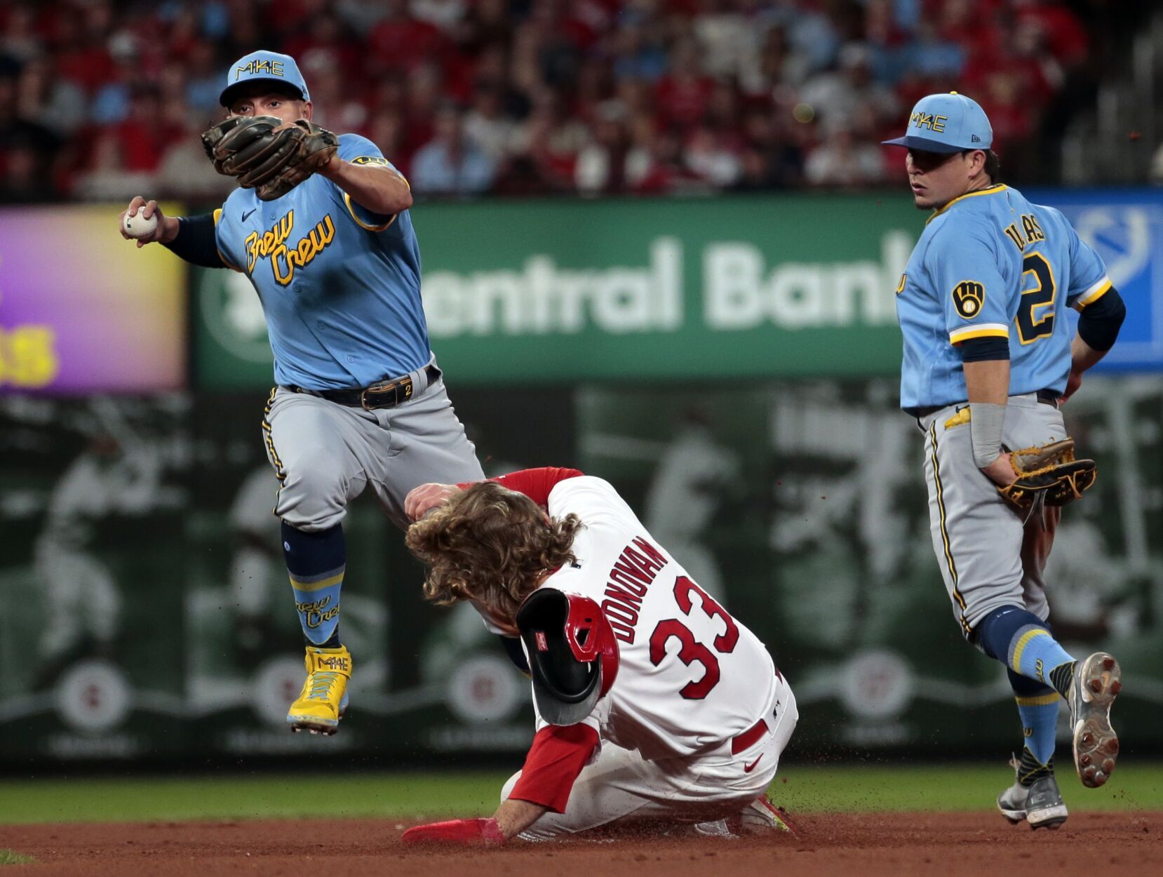 Cardinals, Brewers at Busch